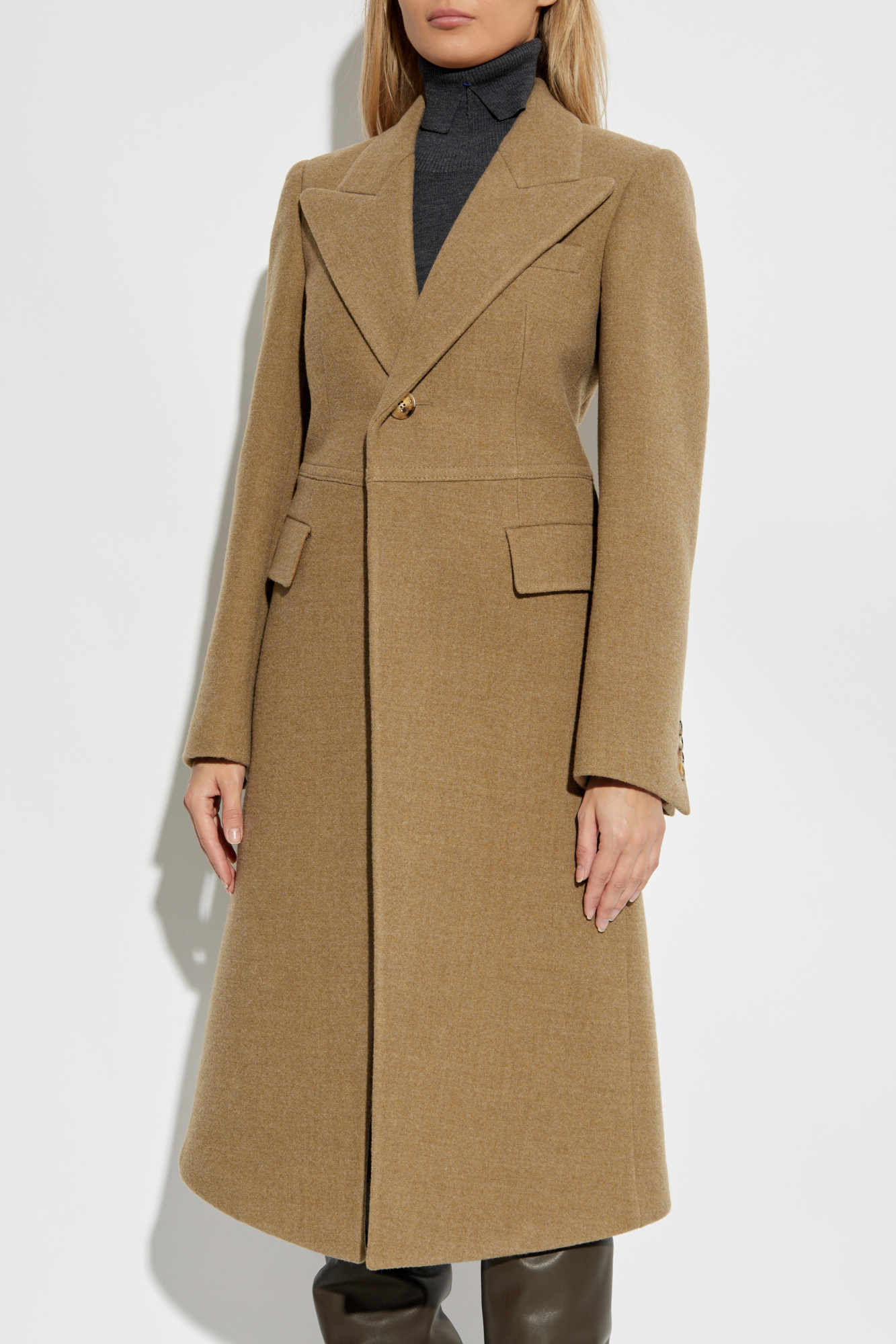 コート Burberry COAT (8099614 C1571) Brown Wool Coat Burberry - Vitkac Canada